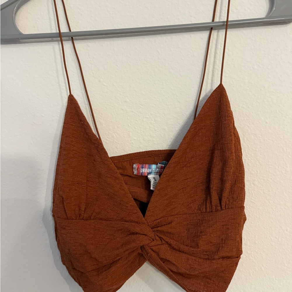 Urban Outfitters Brown crop Top - Picture 3 of 4